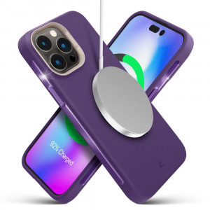 Husa telefon iPhone 14 Pro Max - Spigen Cyrill Ultra Color Mag Safe - Taro - Img 2