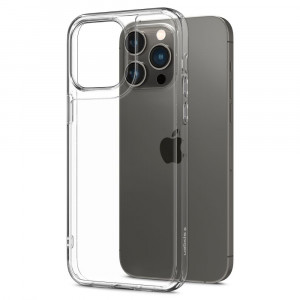 Husa telefon iPhone 14 Pro Max - Spigen Quartz Hybrid - Crystal Clear - Img 3