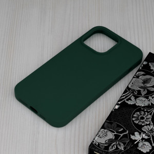 Husa telefon iPhone 14 Pro Max - Techsuit Soft Edge Silicone - Dark Green - Img 3