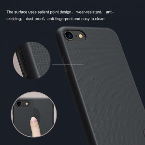 Husa telefon iPhone 7 / 8 / SE 2 - Nillkin Super Frosted Shield - Black - Img 4