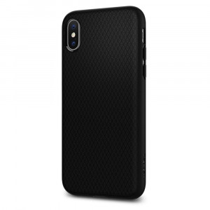 Husa telefon iPhone X / XS - Spigen Liquid Air - Matte Black - Img 3