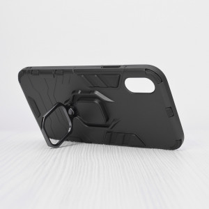 Husa telefon iPhone X / XS - Techsuit Silicone Shield - Black - Img 2