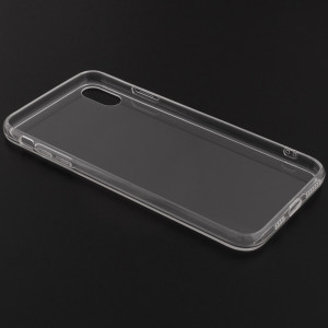 Husa telefon iPhone XS Max - Techsuit Clear Silicone - Transparenta - Img 3