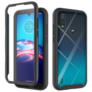 Husa telefon Motorola Moto E6i / Moto E6s 2020 + Folie - Techsuit Defense360 Pro - Black - Img 1
