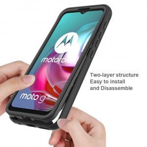 Husa telefon Motorola Moto G10 / Moto G20 / Moto G30 + Folie - Techsuit Defense360 Pro - Black - Img 3