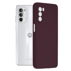 Husa telefon Motorola Moto G52 4G / Moto G82 5G - Techsuit Soft Edge Silicone - Plum Violet - Img 1