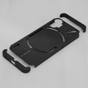 Husa telefon Nothing Phone (1) + Folie - GKK 360 - Black - Img 4
