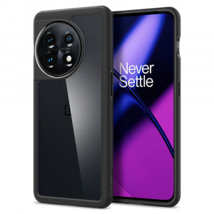 Husa telefon OnePlus 11 - Spigen Ultra Hybrid - Matte Black