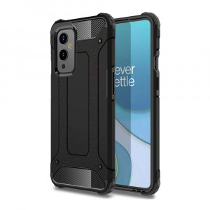Husa telefon OnePlus 9 - Techsuit Hybrid Armor - Black - Img 1