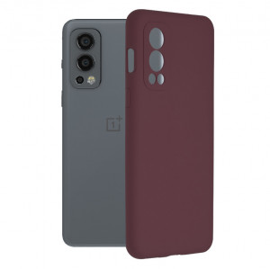 Husa telefon OnePlus Nord 2 5G - Techsuit Soft Edge Silicone - Plum Violet - Img 1