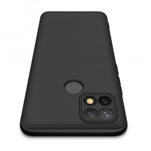 Husa telefon Oppo A15 / A15s + Folie - GKK 360 - Black - Img 3
