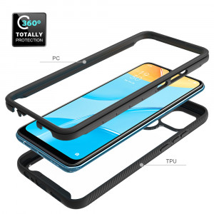 Husa telefon Oppo A15 / A15s + Folie - Techsuit Defense360 Pro - Black - Img 2