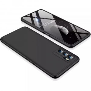 Husa telefon Oppo A16 / A16s / A54s + Folie - GKK 360 - Black - Img 3