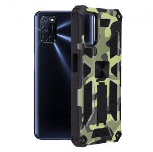 Husa telefon Oppo A52 4G / A72 4G - Techsuit Blazor Series - Camo Lime - Img 1