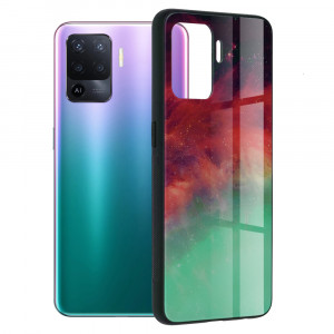 Husa telefon Oppo A94 4G / Reno5 Lite - Techsuit Glaze Series - Fiery Ocean - Img 1