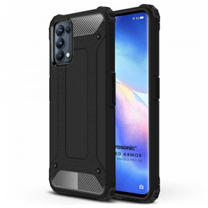 Husa telefon Oppo Reno5 5G / Find X3 Lite 5G - Techsuit Hybrid Armor - Black - Img 1