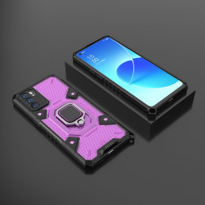 Husa telefon Oppo Reno6 5G - Techsuit Honeycomb Armor - Rose-Violet - Img 4