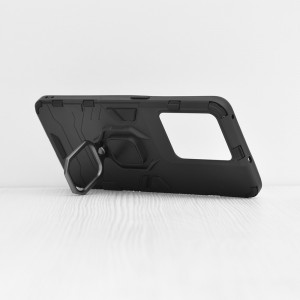 Husa telefon Oppo Reno8 Pro - Techsuit Silicone Shield - Black - Img 3