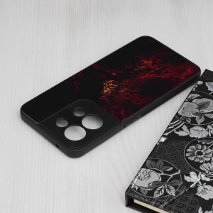 Husa telefon Oppo Reno8 - Techsuit Glaze Series - Red Nebula - Img 3