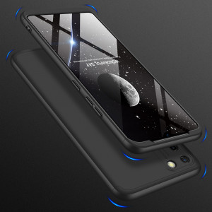Husa telefon Realme C11 (2020) + Folie - GKK 360 - Black - Img 3