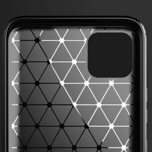 Husa telefon Realme C11 - Techsuit Carbon Silicone - Black - Img 3