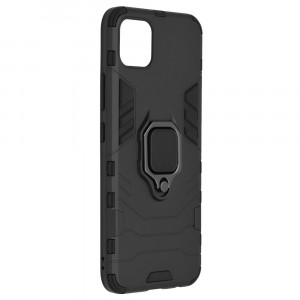 Husa telefon Realme C11 - Techsuit Silicone Shield - Black - Img 4
