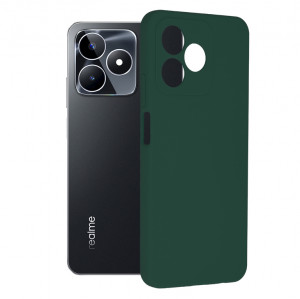 Husa telefon Realme C53 - Techsuit Soft Edge Silicone - Dark Green - Img 1