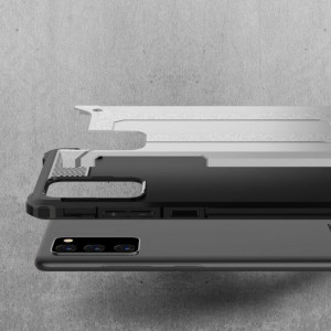 Husa telefon Samsung Galaxy A03s - Techsuit Hybrid Armor - Black - Img 2