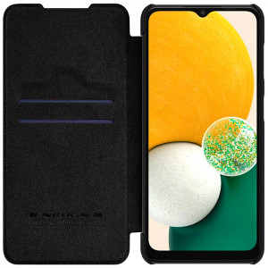 Husa telefon Samsung Galaxy A13 5G / A04s - Nillkin QIN Leather Case - Black - Img 3