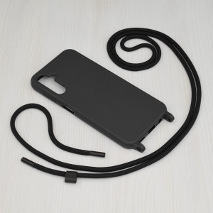 Husa telefon Samsung Galaxy A14 4G / A14 5G - Techsuit Crossbody Lanyard - Black - Img 2