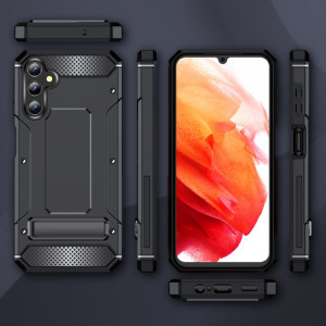 Husa telefon Samsung Galaxy A14 4G / A14 5G - Techsuit Hybrid Armor Kickstand - Black - Img 2