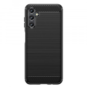 Husa telefon Samsung Galaxy A14 5G - Techsuit Carbon Silicone - Black - Img 2