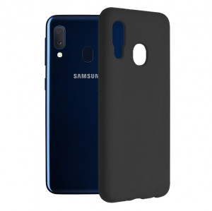 Husa telefon Samsung Galaxy A20e - Techsuit Soft Edge Silicone - Black - Img 1