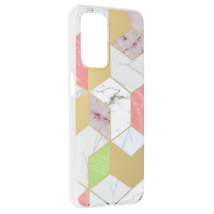 Husa telefon Samsung Galaxy A23 / A23 5G - Techsuit Marble Series - Purple Hex - Img 2