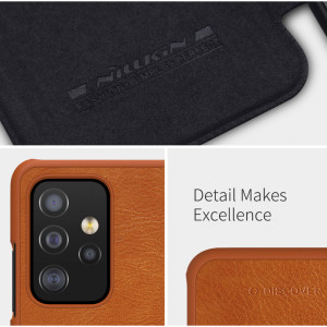 Husa telefon Samsung Galaxy A52 4G / A52 5G / A52s 5G - Nillkin QIN Leather Case - Black - Img 3