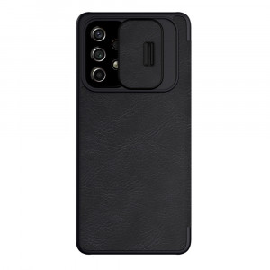 Husa telefon Samsung Galaxy A53 5G - Nillkin QIN Leather Pro Case - Black - Img 1