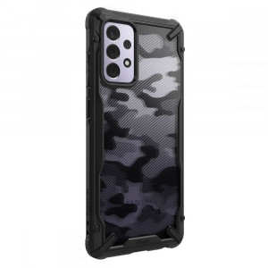 Husa telefon Samsung Galaxy A72 4G / A72 5G - Ringke Fusion X Design - Camo Black - Img 2