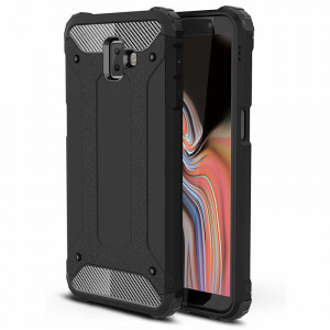 Husa telefon Samsung Galaxy J6 Plus - Techsuit Hybrid Armor - Black - Img 1