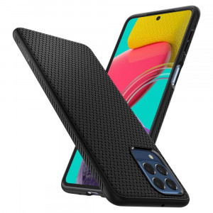 Husa telefon Samsung Galaxy M53 5G - Spigen Liquid Air - Matte Black - Img 2