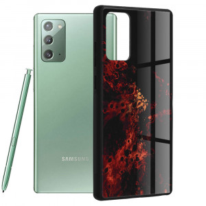 Husa telefon Samsung Galaxy Note 20 / Note 20 5G - Techsuit Glaze Series - Red Nebula - Img 1