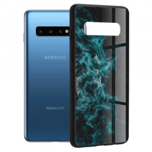 Husa telefon Samsung Galaxy S10 - Techsuit Glaze Series - Blue Nebula - Img 1