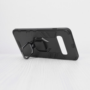 Husa telefon Samsung Galaxy S10 - Techsuit Silicone Shield - Black - Img 2