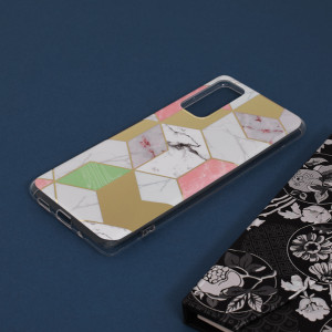 Husa telefon Samsung Galaxy S20 FE / S20 FE 5G - Techsuit Marble Series - Purple Hex - Img 4