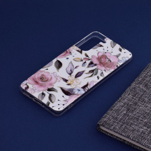 Husa telefon Samsung Galaxy S21 Plus 5G - Techsuit Marble Series - Chloe White - Img 4