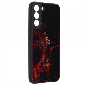 Husa telefon Samsung Galaxy S22 Plus 5G - Techsuit Glaze Series - Red Nebula - Img 3