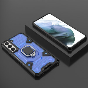 Husa telefon Samsung Galaxy S22 Plus 5G - Techsuit Honeycomb Armor - Blue - Img 3