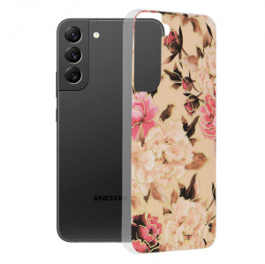 Husa telefon Samsung Galaxy S22 Plus - Techsuit Marble Series - Mary Berry Nude