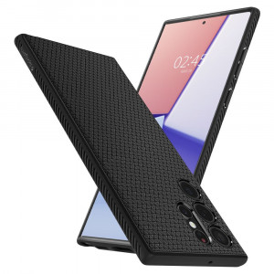 Husa telefon Samsung Galaxy S22 Ultra 5G - Spigen Liquid Air - Matte Black - Img 3