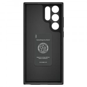 Husa telefon Samsung Galaxy S22 Ultra 5G - Spigen Thin Fit - Black - Img 3