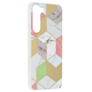 Husa telefon Samsung Galaxy S23 Plus - Techsuit Marble Series - Purple Hex - Img 2